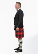 Fraser Modern Tartan Kilt Outfit Left Side