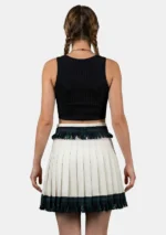 Fringe Black Watch Tartan Kilt Back View