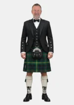 Hunting Stewart Tartan Kilt Outfit Front