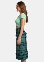 Keith Ancient Tartan Ruffle Skirt Left Side View