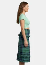 Keith Ancient Tartan Ruffle Skirt Right Side View