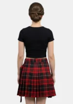 Lassie Wrap Wemyss Tartan Skirt Back View