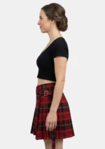 Lassie Wrap Wemyss Tartan Skirt Left Side View
