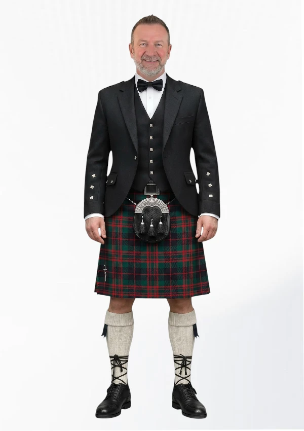 MacDonald Tartan Kilt Outfit Front