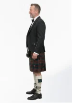 MacDonald Tartan Kilt Outfit Left Side