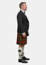 Conjunto de kilt de tartán MacGregor lado derecho