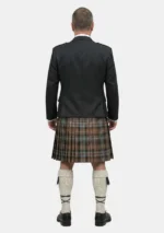 MacKenzie Weathered Tartan Kilt Outfit Back