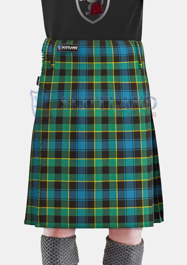 Mowat Tartan Kilt Front Mowat Tartan Kilt Front