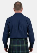 Navy Blue Jacobite Ghillie Shirt Back View