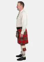 Off-White Ghillie Shirt Kilt Outfit Left Side View