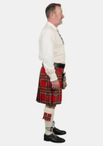 Off-White Ghillie Shirt Kilt Outfit Right Side View