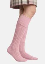 Pink Kilt Socks Right Side View