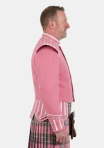Pink Scottish Military Doublet Jacket Right Side View