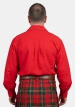 Red Jacobite Ghillie Shirt Back View