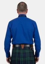 Royal Blue Dress Shirt Back View