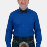 Royal Blue Dress Shirt Front View