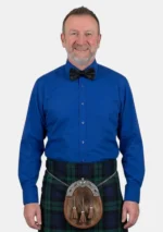 Royal Blue Dress Shirt Front View