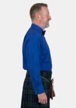 Royal Blue Dress Shirt Right Side View