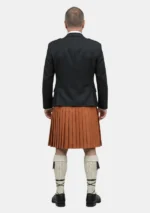 Saffron Tartan Kilt Outfit Back