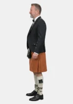 Saffron Tartan Kilt Outfit Left
