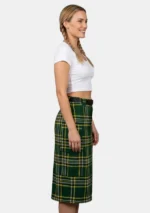 St Patrick Tartan Pencil Skirt Right Side View