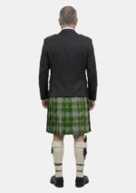 Tył stroju kiltu w tartan St. Patrick