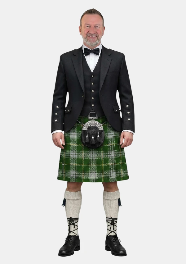 St. Patrick tartan kilt-outfit