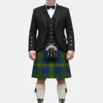 US Marine Corps Tartan Kilt Outfit Front