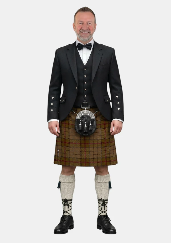 Ulster Tartan Kilt Outfit Front
