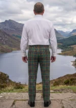 Antrim County Tartan Trouser Back
