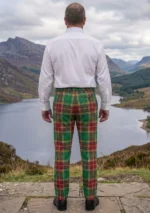 Baxter Tartan Trouser Back