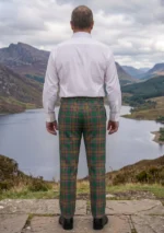 Berry Tribute Tartan Trouser Back
