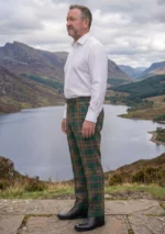 Berry Tribute Tartan Trouser Left