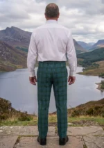 Brennan, B Tartan Trouser Back
