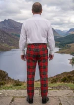 Brodie Tartan Trouser Back