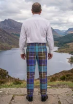 Buchanan Blue Tartan Trouser Back