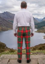 Burnett Tartan Trouser Back