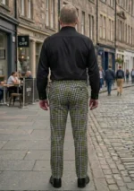 Burns Tartan Trouser Back