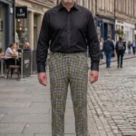 Burns Tartan Trouser Front