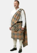 Campbell Thomson Tartan Great Kilt Left