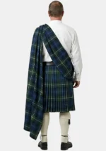 Douglas Blue Tartan Great Kilt Back
