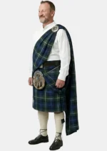 Douglas Blue Tartan Great Kilt Left