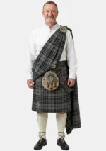 Grey Watch Tartan Great Kilt