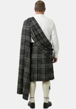 Grey Watch Tartan Great Kilt Back