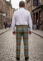 Hand Made Allan Tartan Trouser Back