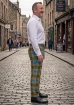 Hand Made Allan Tartan Trouser Right