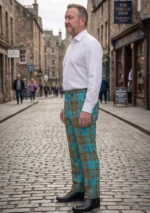 Hand Made Anderson Tartan Trouser Left