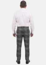 Hand Made Grey Watch Tartan Trouser Men Back