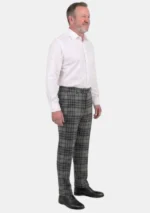 Hand Made Grey Watch Tartan Trouser Men Right