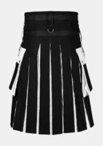 Optical Wave Coat of Arms Utility Kilt Back